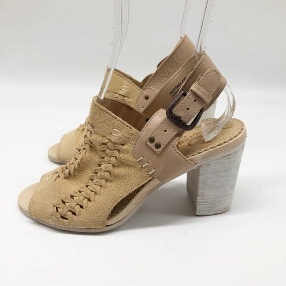 NAUGHTY MONKEY Montana Joe Suede Heeled Sandals - Picture 5 of 7